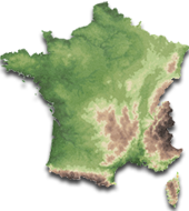 Carte de France (hexagone)